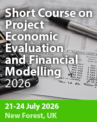 Short Course on Project Economic Evaluation and Financial Modelling