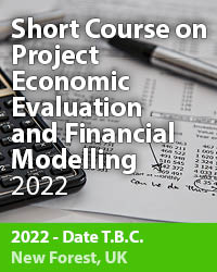 Short Course on Project Economic Evaluation and Financial Modelling