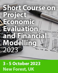 Short Course on Project Economic Evaluation and Financial Modelling