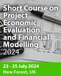 Short Course on Project Economic Evaluation and Financial Modelling